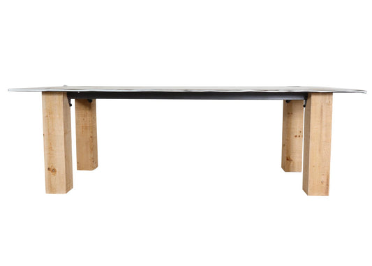 Cosmo Casa - Eettafel - Industrieel - Massief Hout - Naturel - 240×100 cm