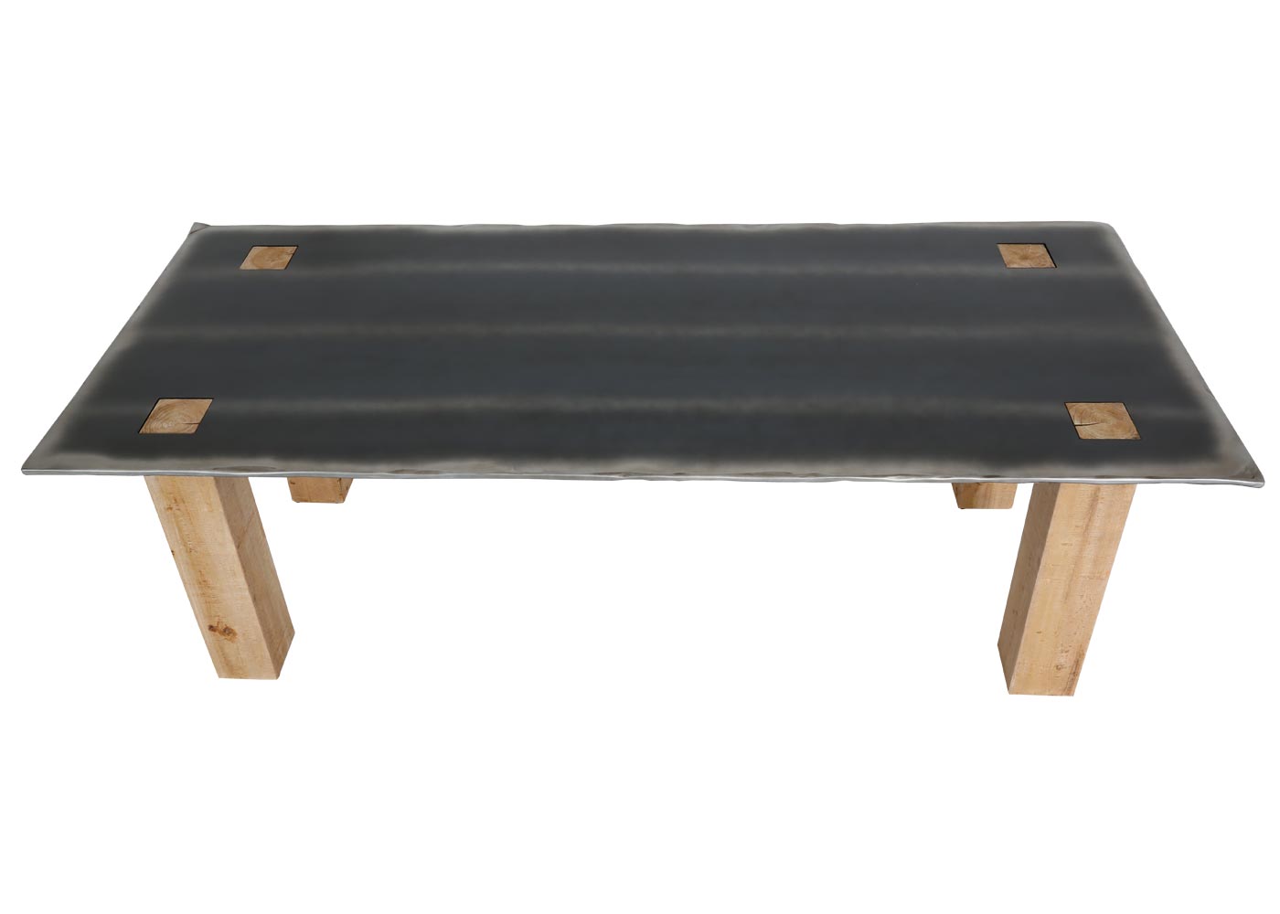 Cosmo Casa - Eettafel - Industrieel - Massief Hout - Naturel - 240×100 cm