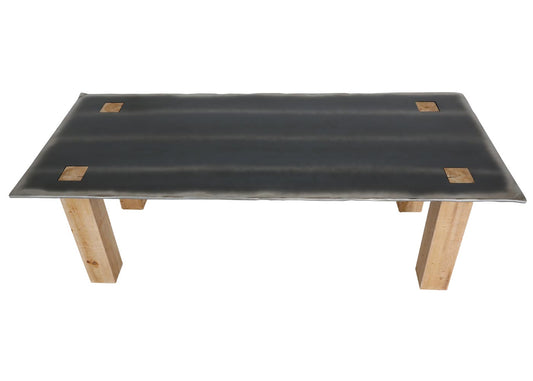 Cosmo Casa - Eettafel - Industrieel - Massief Hout - Naturel - 240×100 cm