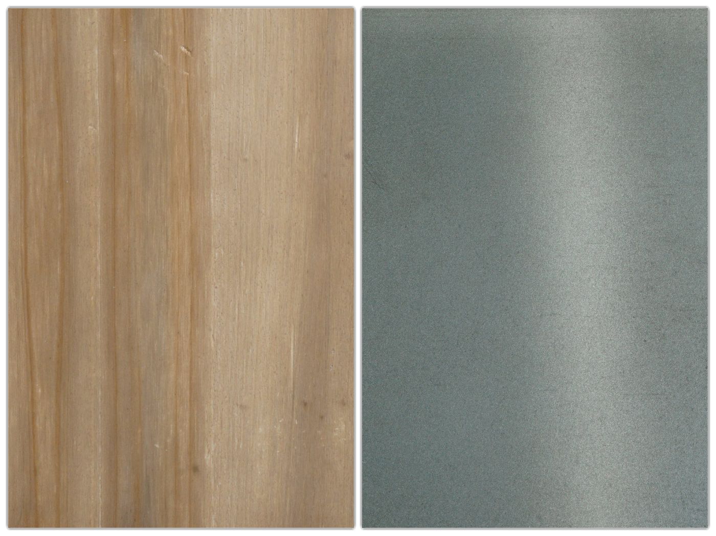 Cosmo Casa - Bijzettafel - Industrieel ladekast-design - Massief hout - Naturel met metaallook - 60×50×40 cm