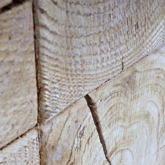 Cosmo Casa - Eetkamerstoel - Industrieel - Metaal en Hout - Naturel