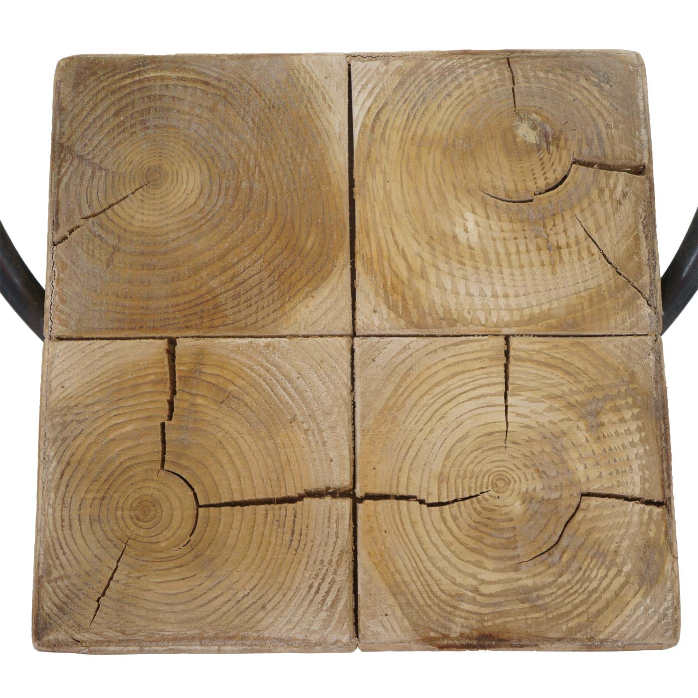 Cosmo Casa - Barkruk - Industrieel - Metaal en Hout - Naturel