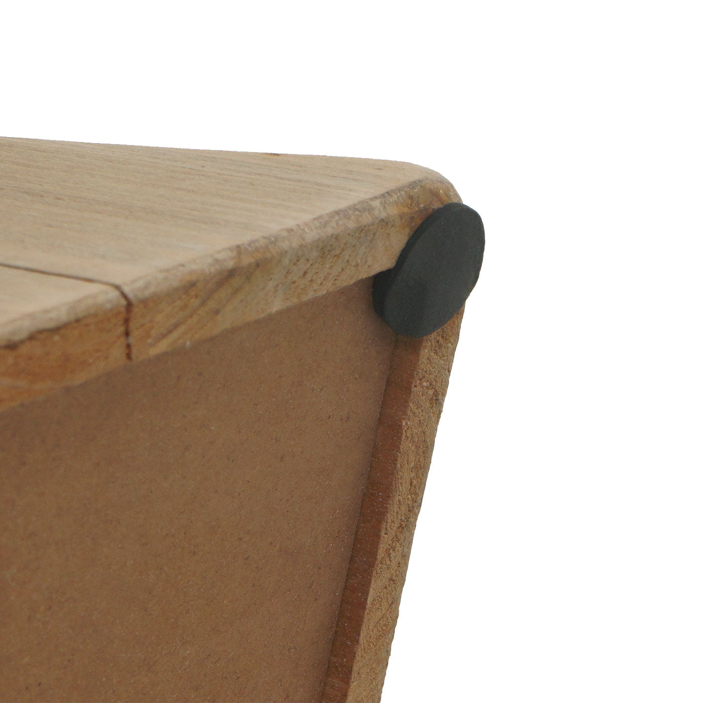 Cosmo Casa - Salontafel - Industrieel - Massief Hout - Naturel - 60×60 cm