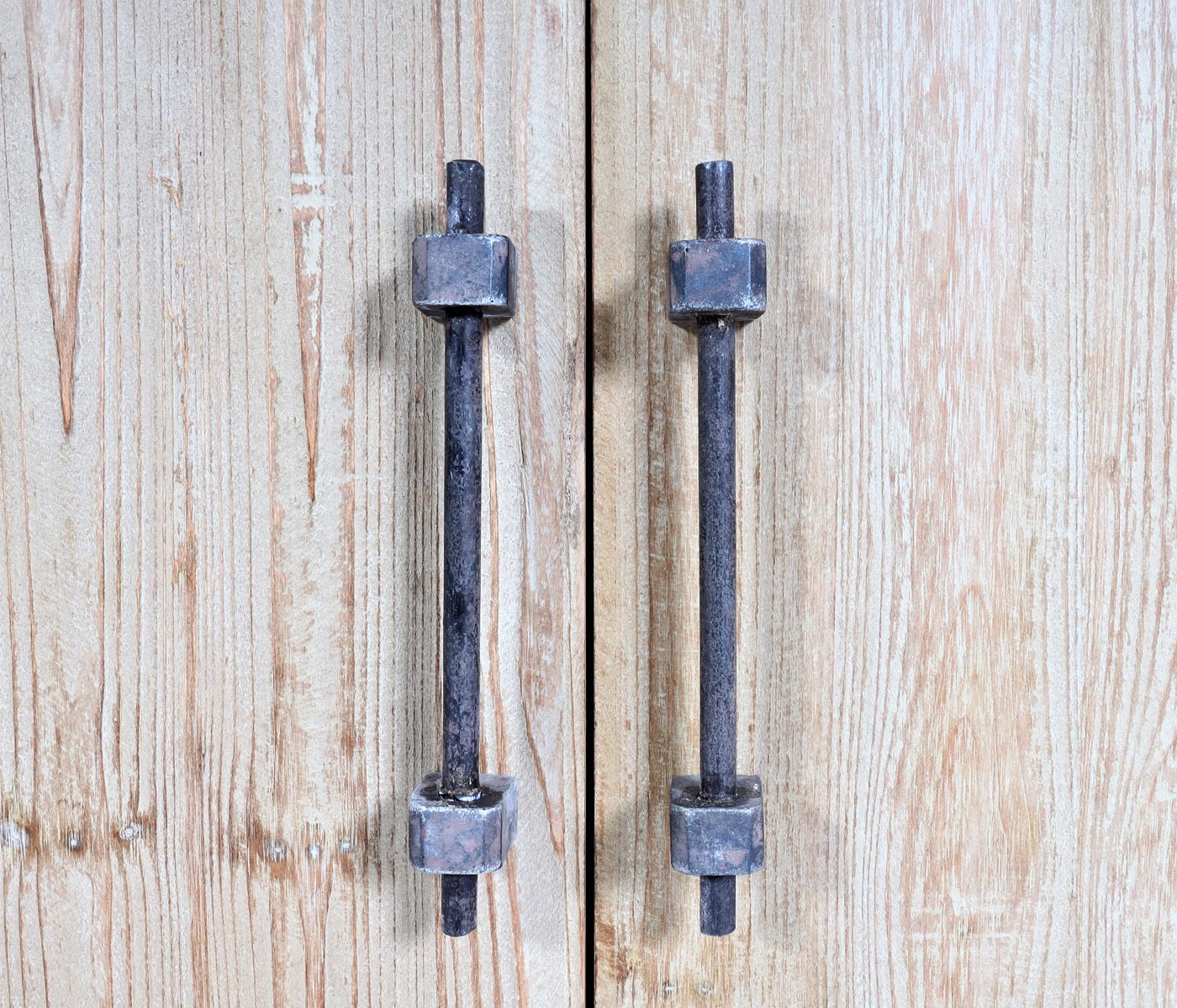 Cosmo Casa - Dressoir - Industrieel - Massief Hout - Naturel - 80×120×48 cm