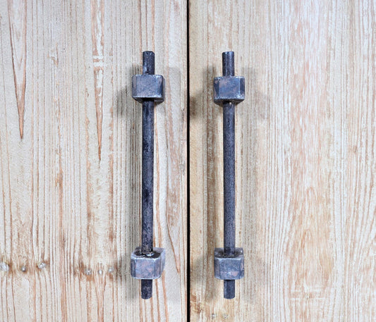 Cosmo Casa - Dressoir - Industrieel - Massief Hout - Naturel - 80×120×48 cm