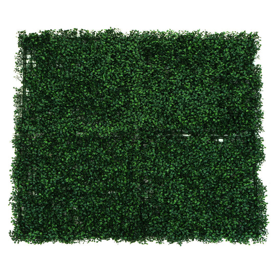 Cosmo Casa - Wandtegel - Privacyscherm terrasbalkon - Kunststof - Buxusgroen - 4×50×50 cm (1 m)