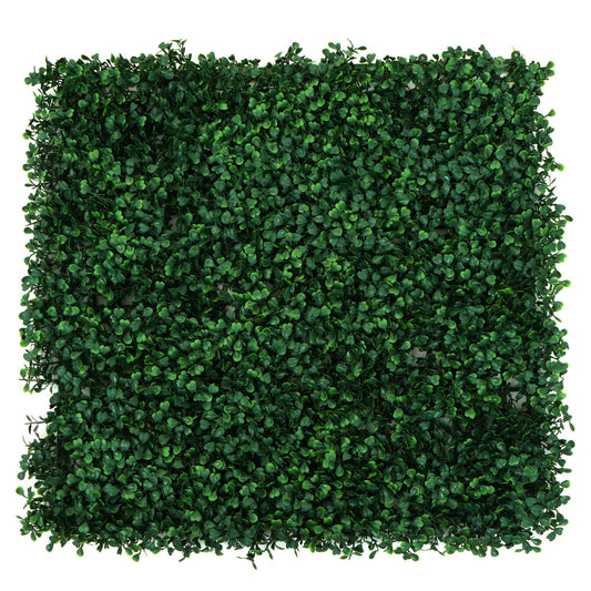 Cosmo Casa - Wandtegel - Privacyscherm terrasbalkon - Kunststof - Buxusgroen - 4×50×50 cm (1 m)