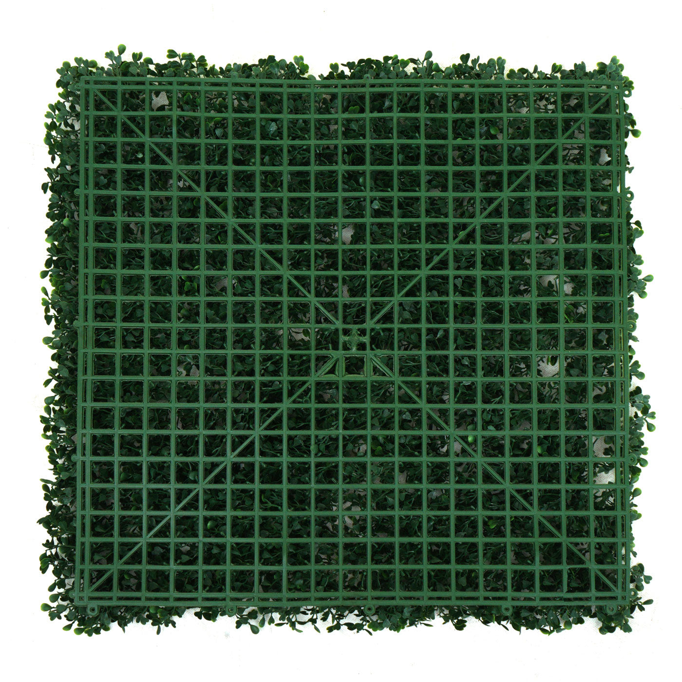Cosmo Casa - Wandtegel - Privacyscherm terrasbalkon - Kunststof - Buxusgroen - 4×50×50 cm (1 m)