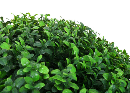 Cosmo Casa - Kunststruik - Decoratieve buxusbal - Kunststof - Groen - 55 cm