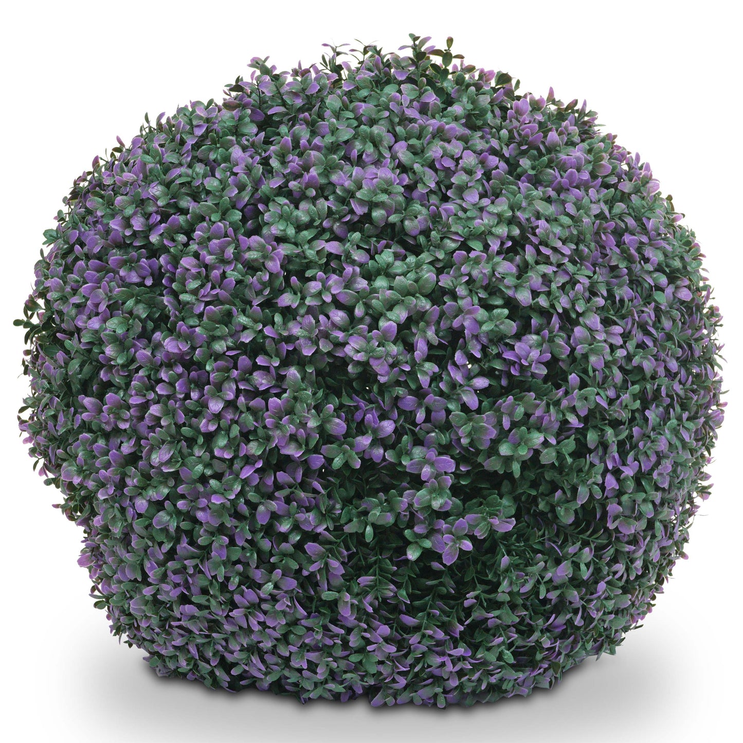 Cosmo Casa - Kunststruik - Decoratieve buxusbal - Kunststof - Paars - 55 cm