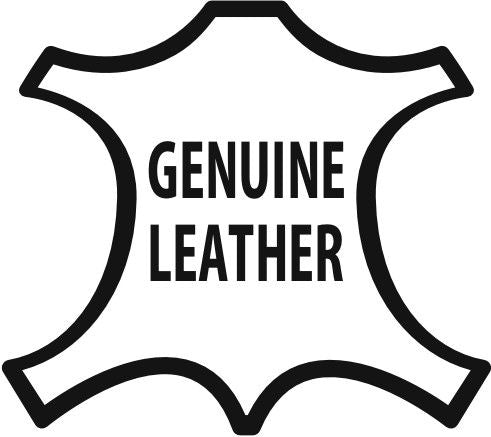 Cosmo Casa - Schommelstoel - TV-Stoel met Armleuningen - Massief Hout - Walnootlook - Patchwork Leer Bruin