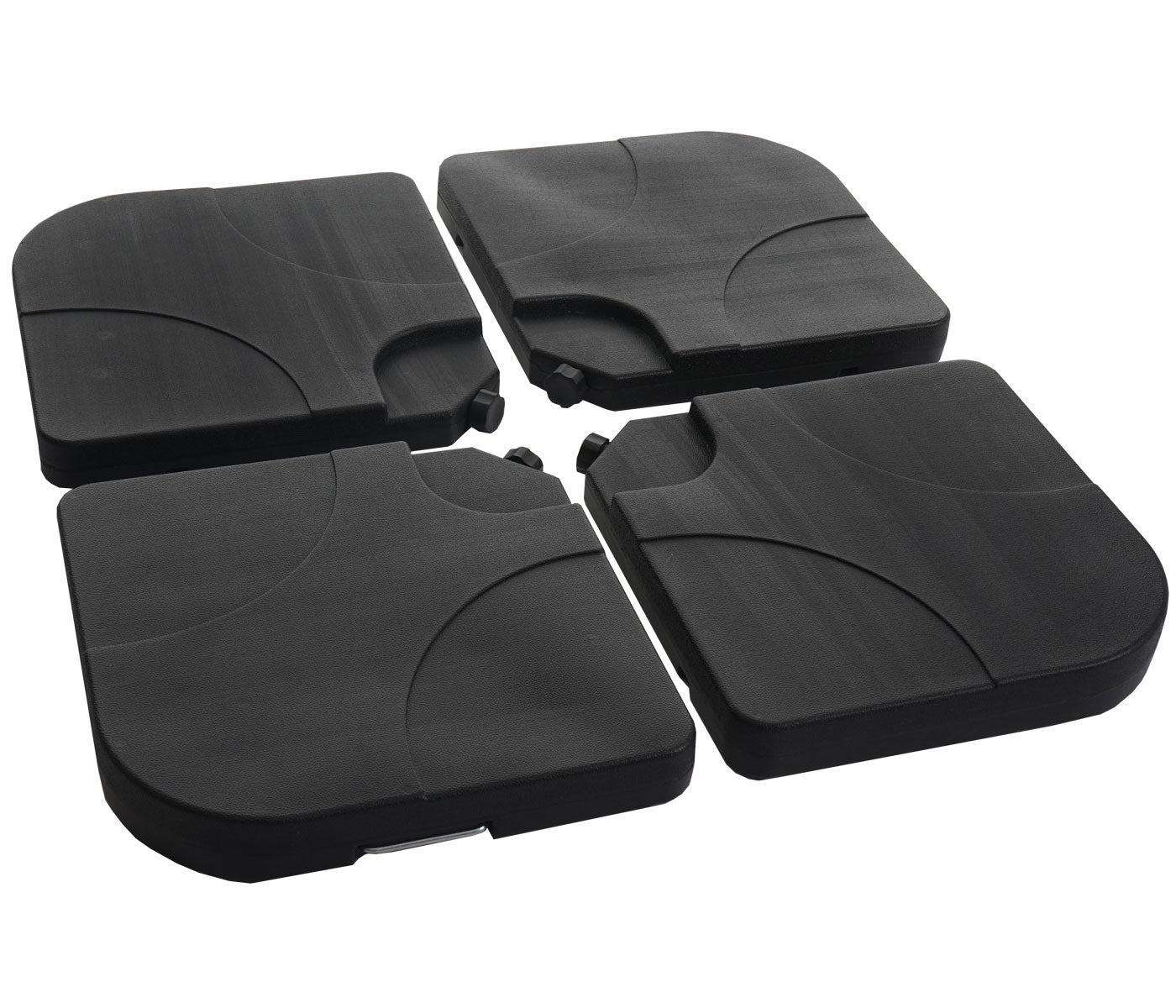 Cosmo Casa - Horeca Zweefparasol - Polyester & Aluminium - Turkoois - 3×3 m - Met standaard