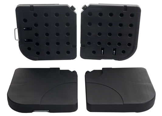 Cosmo Casa - Horeca Zweefparasol - Polyester & Aluminium - Turkoois - 3×3 m - Met standaard