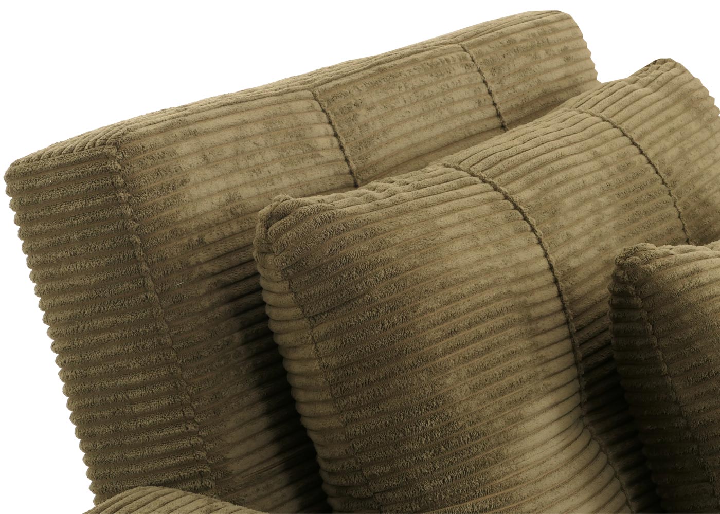 Cosmo Casa - Slaapstoel - Klapstoel - Logeerbed - Relaxstoel - Ligvlak 200x100cm - Stofkoord - Groen