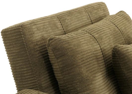 Cosmo Casa - Slaapstoel - Klapstoel - Logeerbed - Relaxstoel - Ligvlak 200x100cm - Stofkoord - Groen