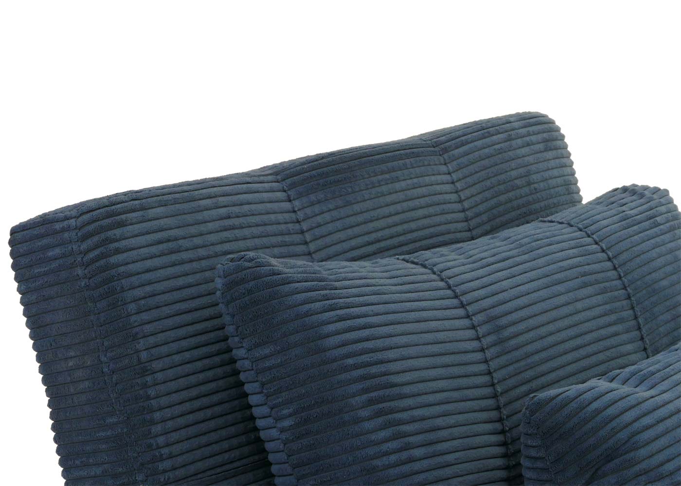 Cosmo Casa - Slaapstoel - Klapstoel - Logeerbed - Relaxstoel - Ligvlak 200x100cm - Stofkoord - Blauw