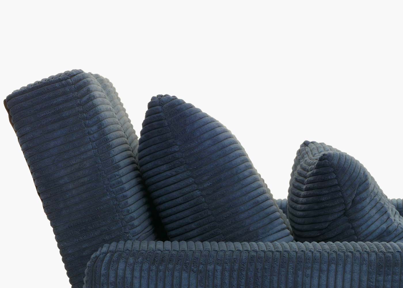 Cosmo Casa - Slaapstoel - Klapstoel - Logeerbed - Relaxstoel - Ligvlak 200x100cm - Stofkoord - Blauw