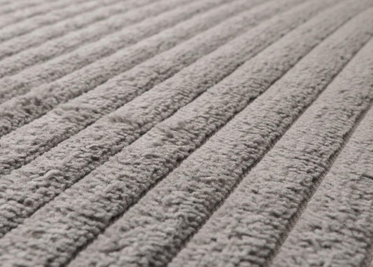 Cosmo Casa - Slaapstoel - Klapstoel - Logeerbed - Relaxstoel - Ligvlak 200x100cm - Stofkoord - Lichtgrijs