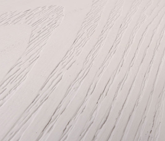 Cosmo Casa - Wandkapstok - Paulownia Paneel met 7 Haken - 86x60cm - Wit