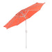 Cosmo Casa - Parasol - Tuinparasol - 2,7m Kantelbaar - Polyester Aluminium - 5kg - Terracotta