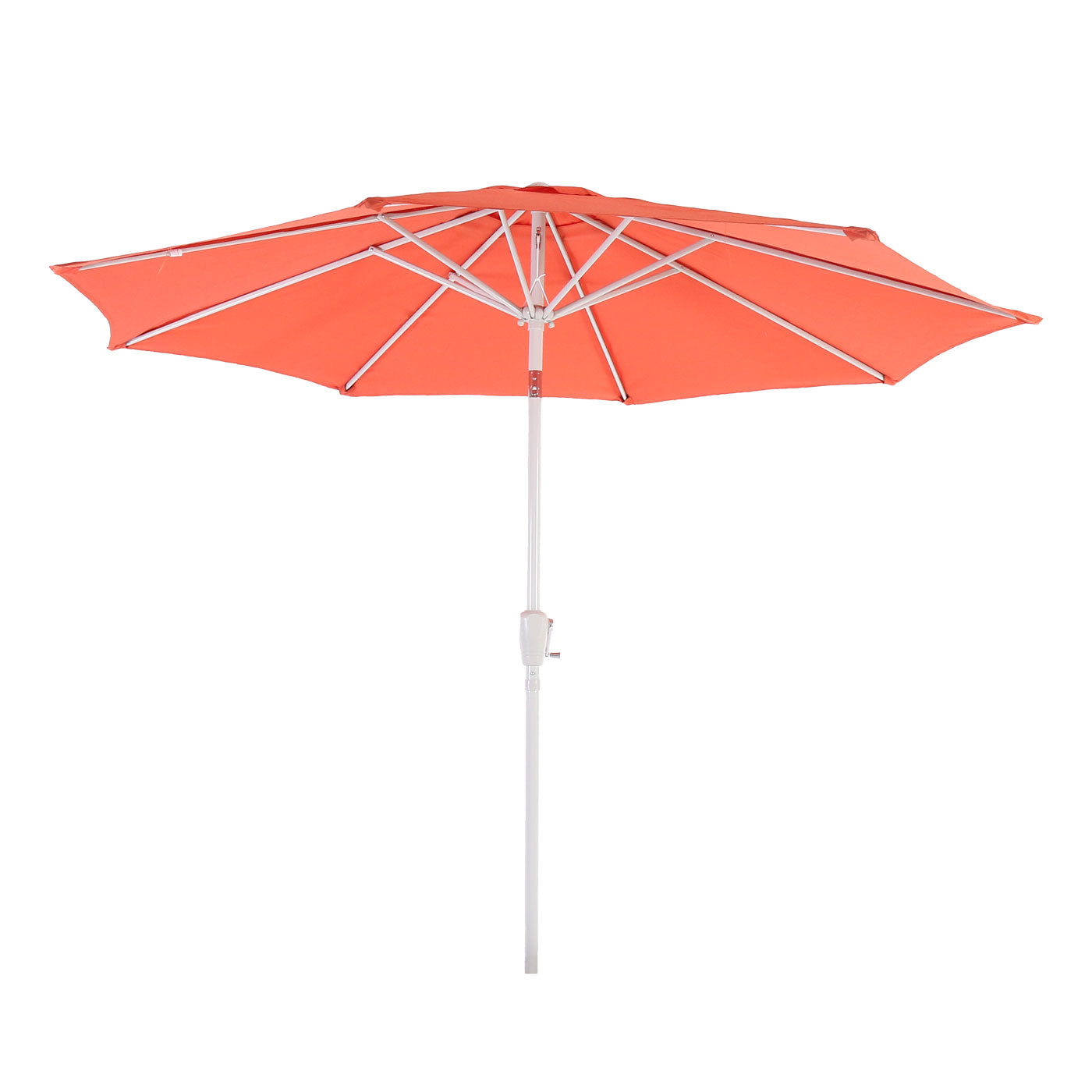Cosmo Casa - Parasol - Tuinparasol - 2,7m Kantelbaar - Polyester Aluminium - 5kg - Terracotta