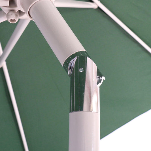 Cosmo Casa - Parasol - Tuinparasol - 2,7m Kantelbaar - Polyester Aluminium - 5kg - Groen
