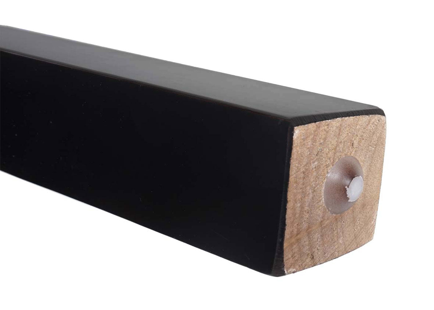 Cosmo Casa - Beklede Bank - Donkere Poten - Kunstleer - Glanzend Rood - 180x43x49cm