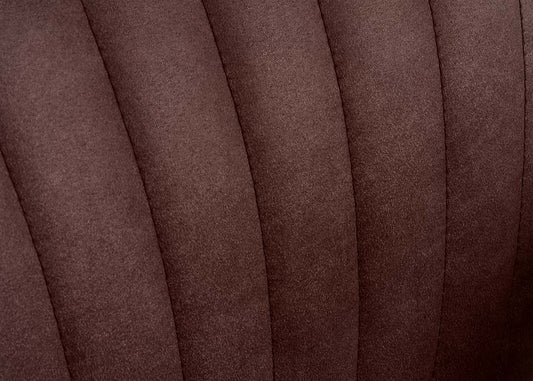 Cosmo Casa - Set van 2 Barkrukken - Draaibaar met Armleuning en Voetsteun - Textiel IJzer FSC - Zwart met Donkerbruine Voet