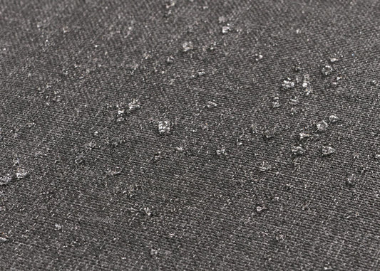 Cosmo Casa - Set van 2 Buitenfauteuils - Weerbestendig Touwgaas - Acaciahout - Grijze Kussens - Antraciet