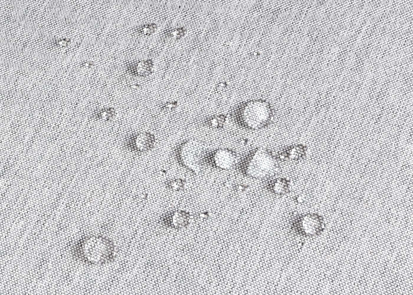 Cosmo Casa - Set van 2 Buitenfauteuils - Weerbestendig Touwgaas - Acaciahout - Lichtgrijze Kussens - Lichtgrijs Frame