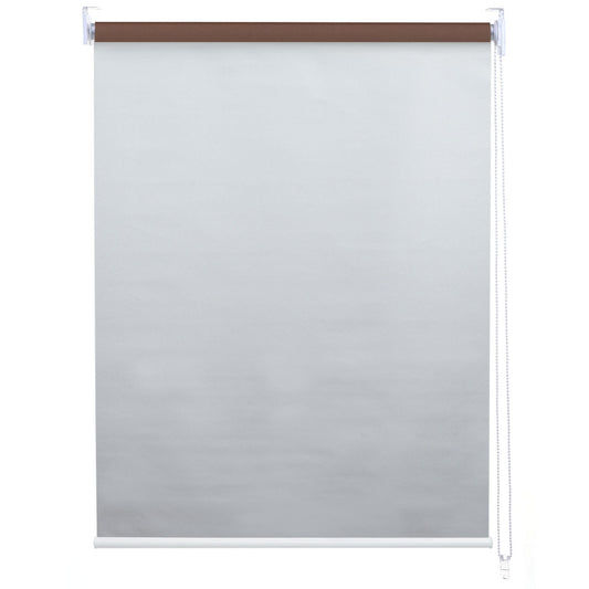 Cosmo Casa - Set van 2 Rolgordijnen - Ondoorzichtig - Textiel - Bruin - 100×160 cm