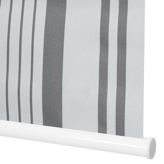 Cosmo Casa - Set van 2 Rolgordijnen - Ondoorzichtig - Textiel - Grijswit - 120×230 cm