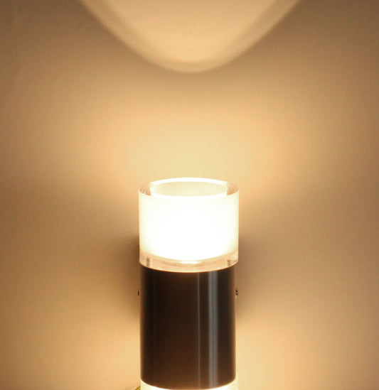 Cosmo Casa - Set van 2 Wandlampen - Met gloeilamp - Metaal - Chroom