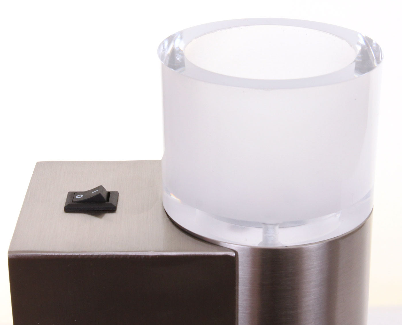 Cosmo Casa - Set van 2 Wandlampen - Met gloeilamp - Metaal - Chroom