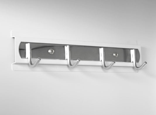 Cosmo Casa - Fietsenstalling 4-persoons - Uitbreidbaar - Metaal - Lichtgrijs