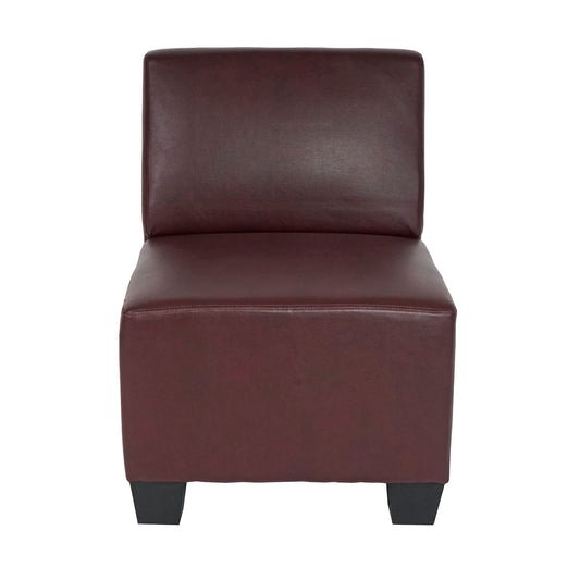 Cosmo Casa - 4-zitsbank - Modulair ontwerp - Kunstleer - Roodbruin