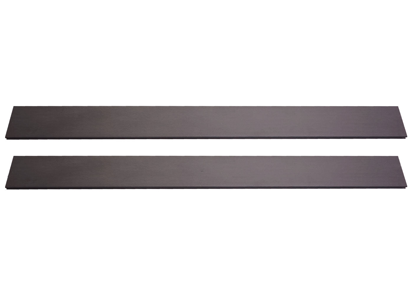 Cosmo Casa - Set van 4 Lamellen voor WPC Privacyscherm Sarthe - Windbeschermingsplanken - WPC - Antraciet - ca. 1 m² - 180 cm