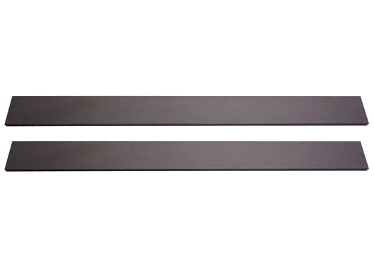 Cosmo Casa - Set van 4 Lamellen voor WPC Privacyscherm Sarthe - Windbeschermingsplanken - WPC - Antraciet - ca. 1 m² - 180 cm