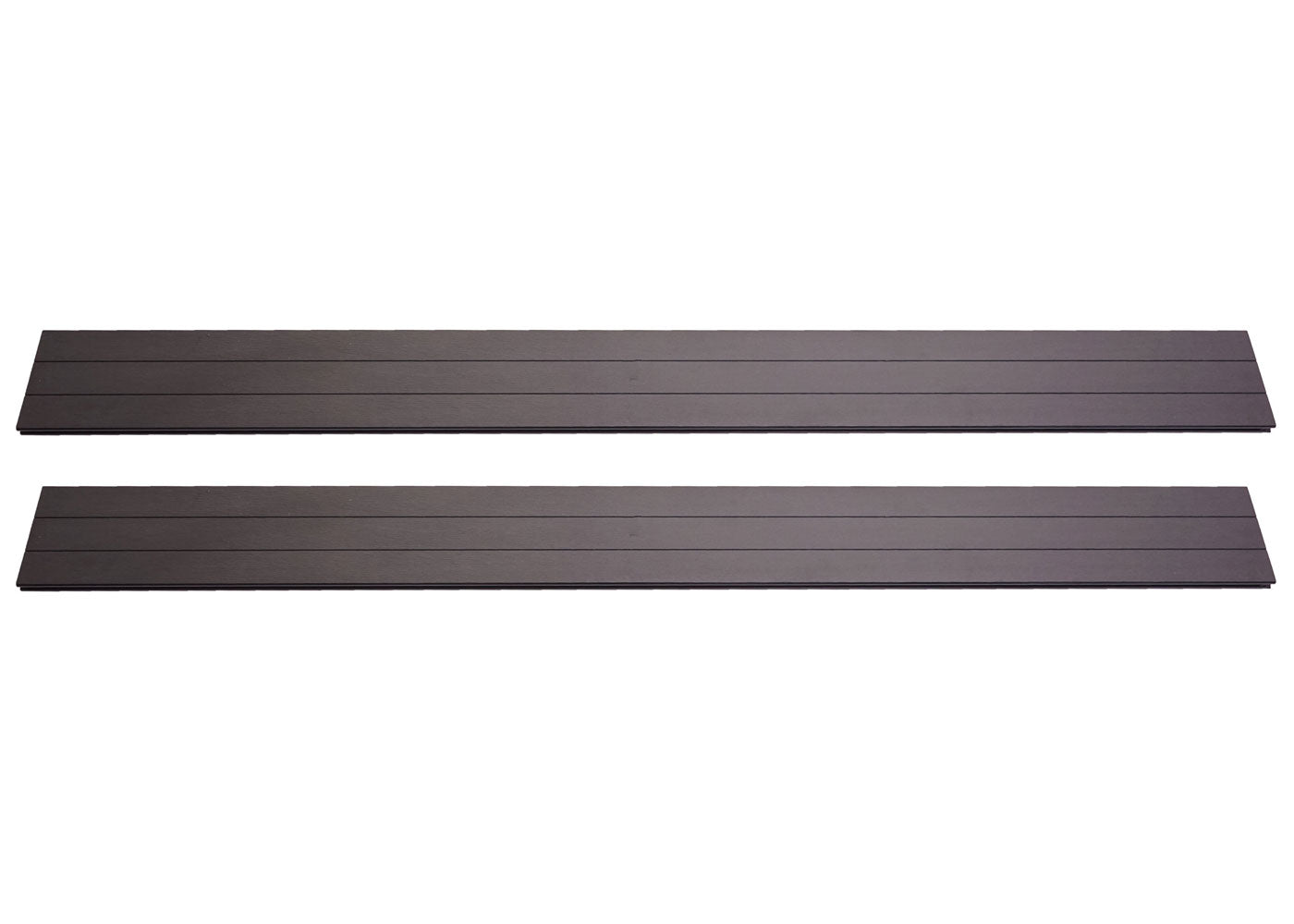 Cosmo Casa - Set van 4 Lamellen voor WPC Privacyscherm Sarthe - Windbeschermingsplanken - WPC - Antraciet - ca. 1 m² - 180 cm