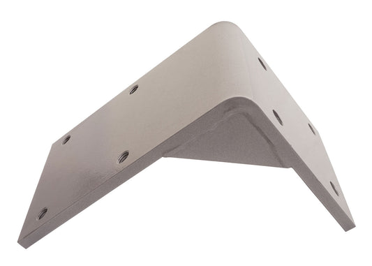 Cosmo Casa - Set van 2 Plafondadapters - Cassettescherm - Plafondmontagebeugeladapter - Grijs