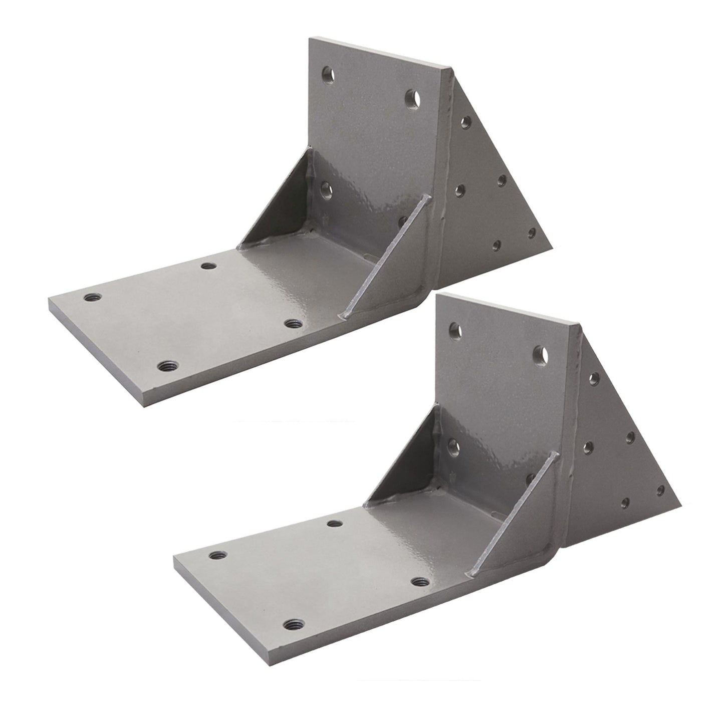 Cosmo Casa - Set van 2 Dakspantadapters - Cassetteluifel - Dakspantbeugeladapter - Grijs