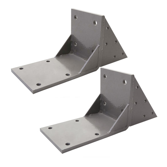 Cosmo Casa - Set van 2 Dakspantadapters - Cassetteluifel - Dakspantbeugeladapter - Grijs