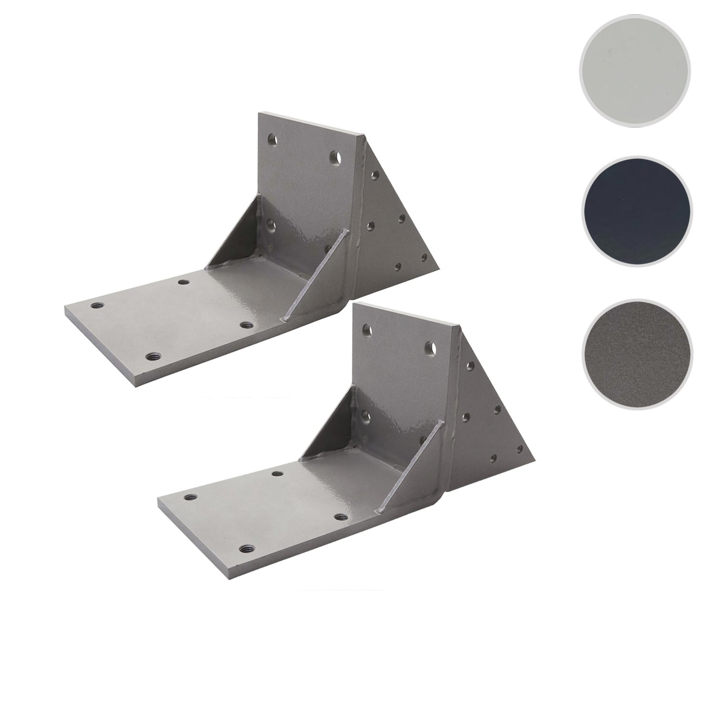 Cosmo Casa - Set van 2 Dakspantadapters - Cassetteluifel - Dakspantbeugeladapter - Grijs