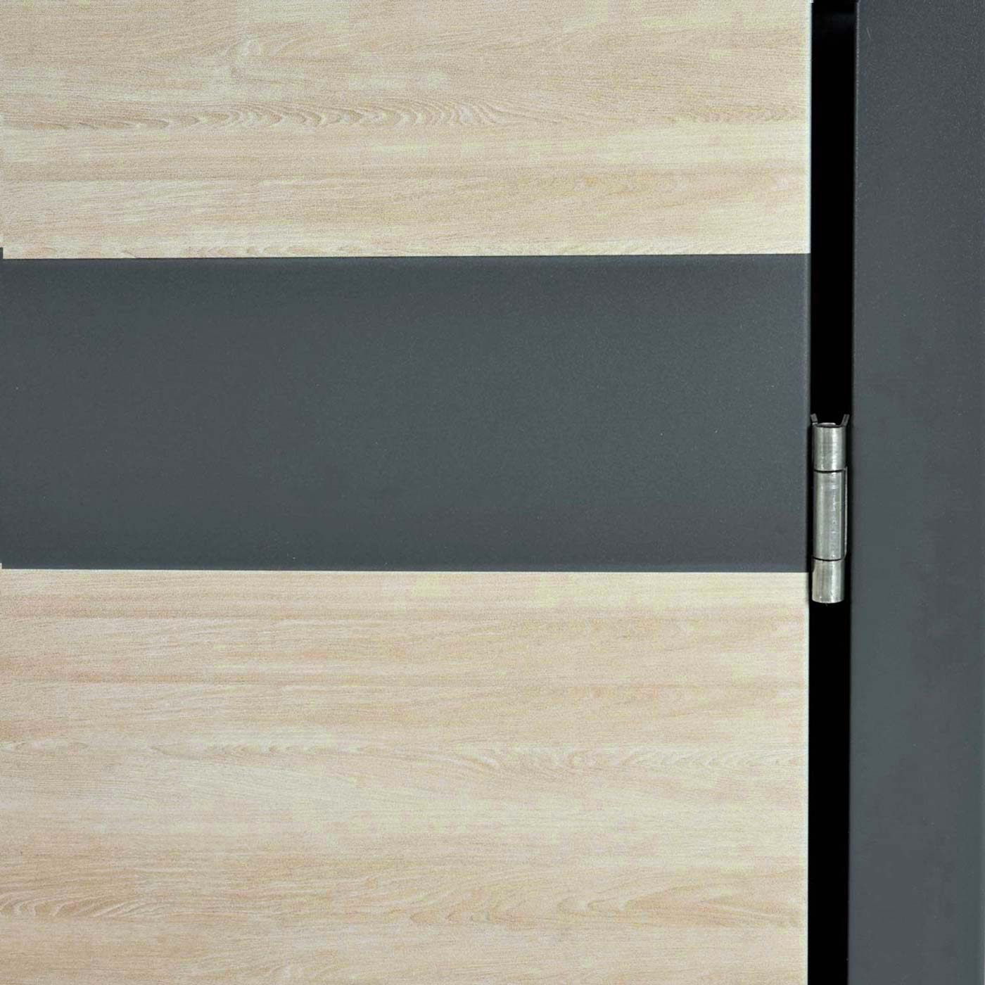 Cosmo Casa - Set van 4 Vuilnisbakbekleding - Uitbreidbaar - Metaal - Beukenhoutlook - Lichtbruin