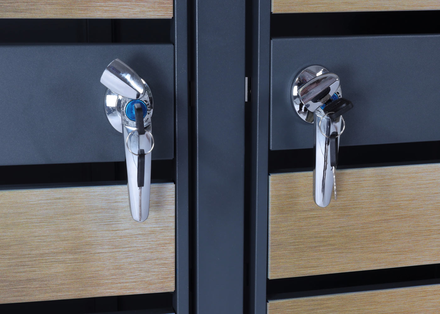 Cosmo Casa - XL Afvalcontainerhoes - Afvalcontainerdoos - Metaal - Antraciet & Goud - 118 kg