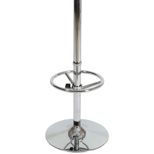 Cosmo Casa - Bartafel - Bistrotafel - Ontvangsttafel - Bari met Voetsteun - 60 cm - Wit