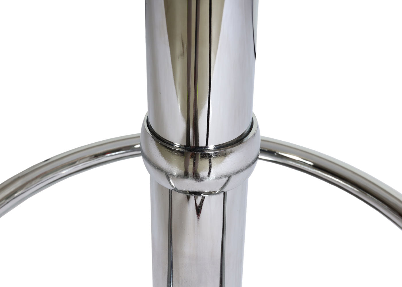 Cosmo Casa - Bartafel - Bistrotafel - Ontvangsttafel - Bari met Voetsteun - 60 cm - Wit