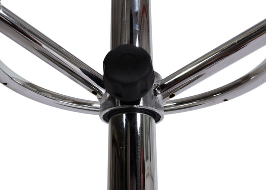 Cosmo Casa - Bartafel - Bistrotafel - Ontvangsttafel - Bari met Voetsteun - 60 cm - Wit