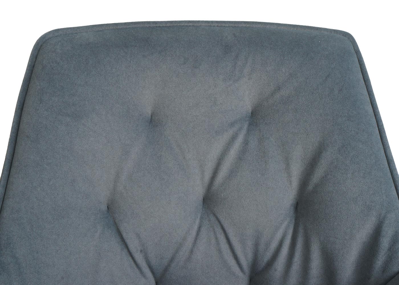 Cosmo Casa - Set van 6 Eetkamerstoelen - Gestoffeerd - Textiel - Antraciet