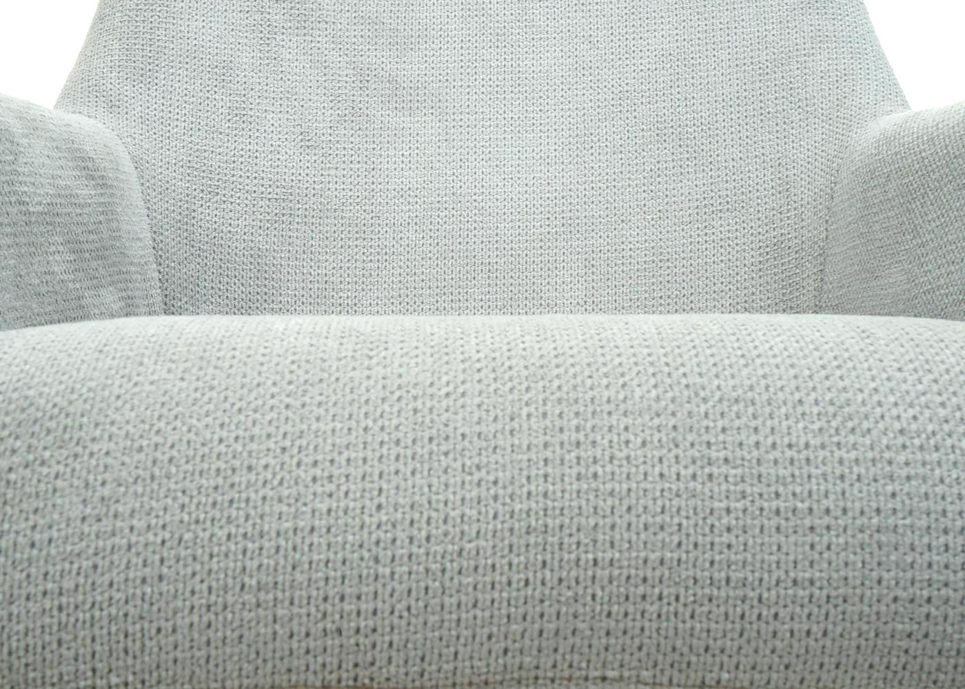 Cosmo Casa - Set van 6 Eetkamerstoelen - Combinatie - Textiel & Kunstleer - Lichtgrijs & Donkergrijs